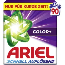 Ariel Schnell Auflösendes Color+ Pulverwaschmittel 90WL