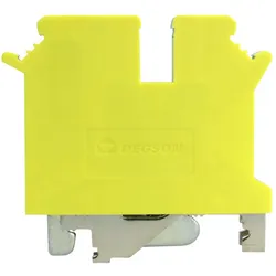Schutzleiter-Reihenklemme 2.5mm2 3 Leiter Gelb-grün UL 3473
