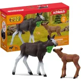 Schleich schleich® WILD LIFE 42629 Elchkuh mit Kalb