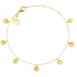 Purelei Armband Malihini Coin mit kleinen Coins Gold Damen 