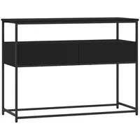 VidaXL Konsolentisch Schwarz 100x40x75 cm Holzwerkstoff