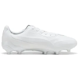 Puma King Platinum AG/Fg Unisex Weiß/Metallic Gold/Schwarz 48