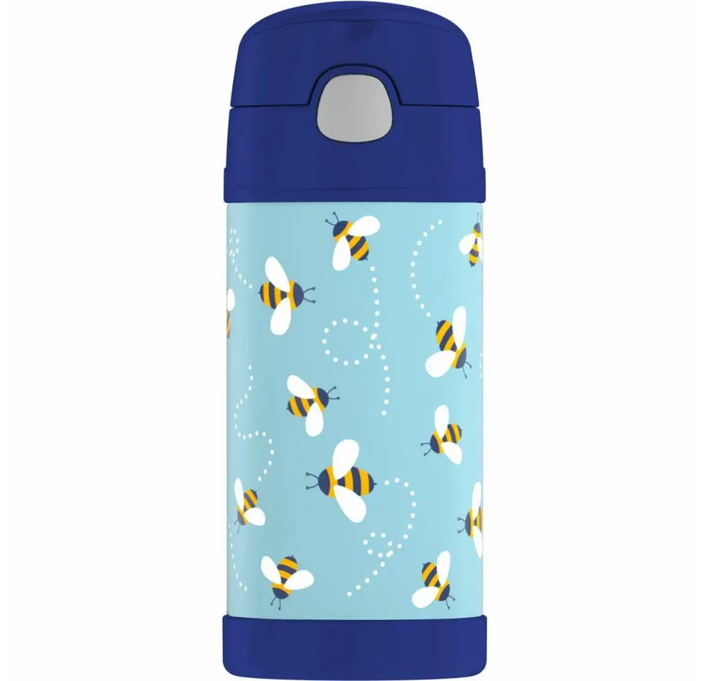 Preisvergleich Produktbild THERMOS Isolierflasche kids FUNTAINER STRAW BOTTLE bees 350 ml bunt