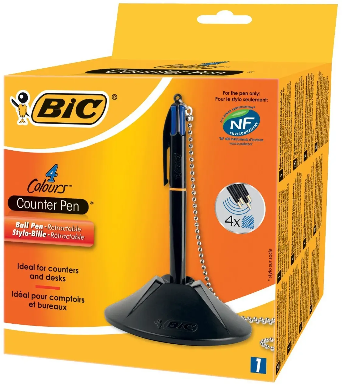 BIC Stationärer Kugelschreiber - Blau - 1 mm