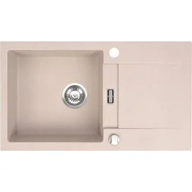 QLS Runner Beige links Einbau Granit Handbetätigung 760 x 440 mm