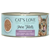 CAT'S LOVE Lachs & Huhn Pur Filet 100 g