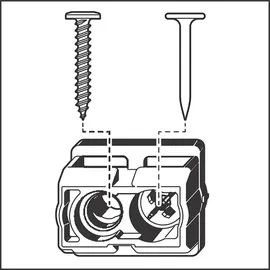 Bosch Professional 1600A032GD Kabelhalter 1600A032GD 100St.