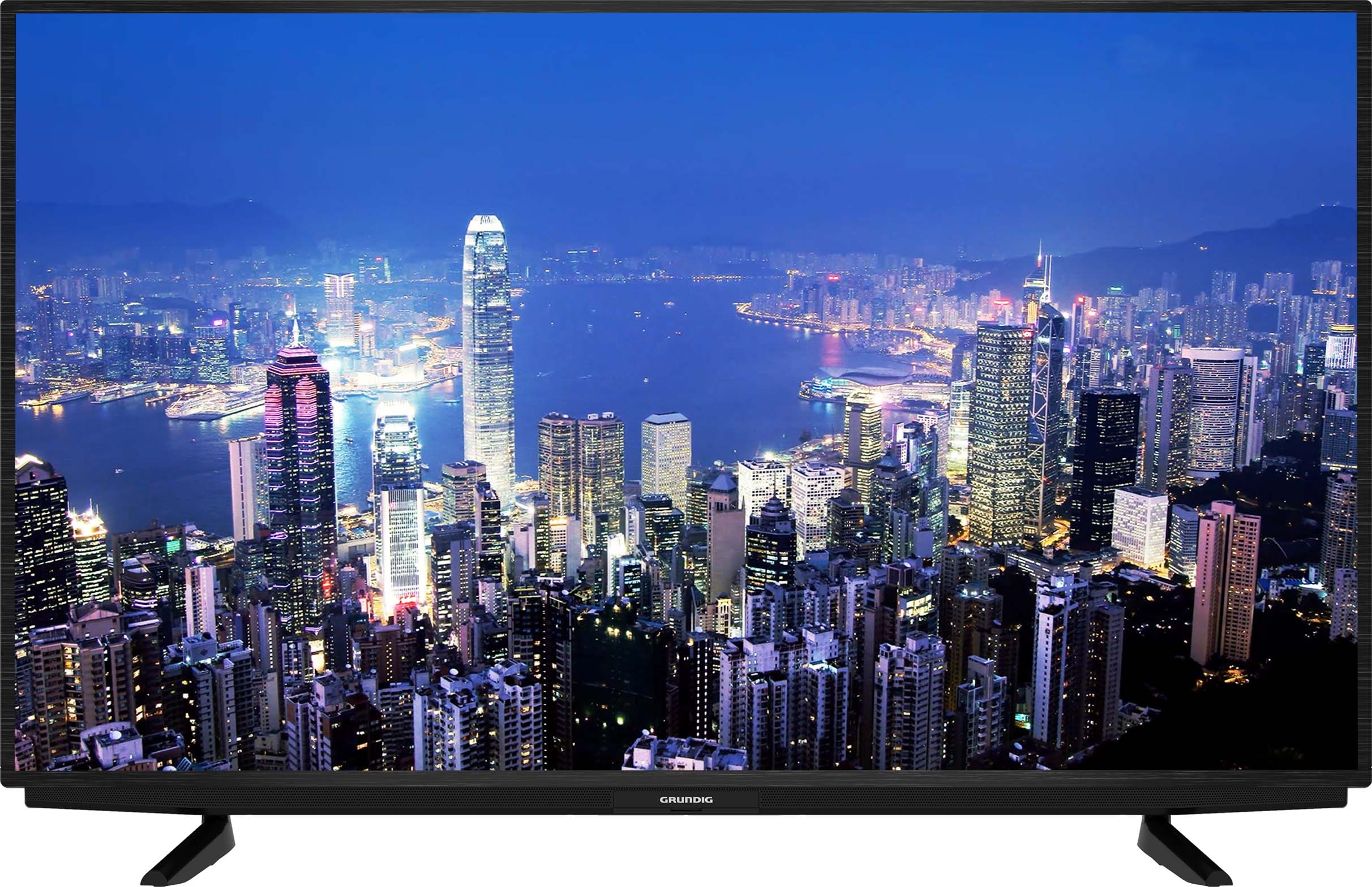 Grundig GRU 50VUX722 sw LED-TV UHD Multituner 1300VPI PVR HDR Smart (50", LED-Backlight), TV, Schwarz