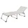 Jan Kurtz Fiam Amigo Big Dreibeinliege 207 x 75 x 40 cm silbergrau klappbar
