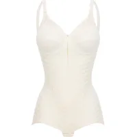 FELINA Weftloc Shaping-Body, bügellos, blickdicht, für Damen, CHAMPANGE, 100D