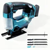 Akku-Stichsäge,kompatibel mit Makita 18V Akku – 3 Einstellbare Geschwindigkeiten, schneller Blattwechsel, für Holz, PVC, Sperrholz und Metall (ohne Akku)