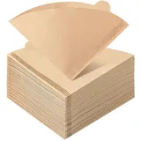 300 Stück Kaffeefilter, Größe 1 V-förmiger Kaffeefilterpapier Kegel Kaffeefilter Coffee Papierfilter Kaffeezubehör für Kaffeekanne Filterbecher Kaffeemaschinen (1-2 Tassen)