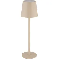 GLOBO LED-Tischleuchte Vannie Alu, Eisen, Stahl & Metall Beige Sand