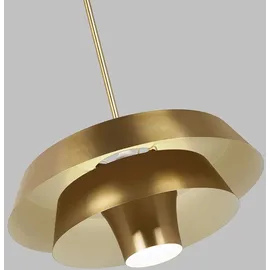 Elsteadlighting Elstead Lighting, Brisbin Hängeleuchte E27 Brüniertes Messing