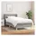 vidaXL Boxspringbett 100 x 200 cm Hellgrau