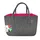 idea home Filztasche Shopper Groß Dunkelgrau/Himbeerfarbe 30 Liter
