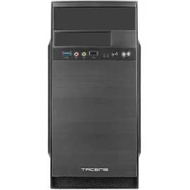 Tacens Anima AC4 - PC Gehäuse, Mini Tower, microATX, Aluminiumoberfläche, USB 3.0
