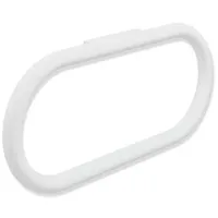 Hewi Serie 480 Handtuchring 480.09.00260DX schwenkbar, pulverbeschichtet weiß tiefmatt