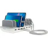 4smarts Ladestation Office 60W weiß für 7 Geräte