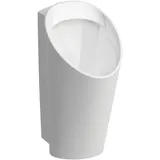 Laufen Lema Absaug-Urinal, L/B/H: 350/420/730 mm, spülrandlos, mit elektrischer Steuerung, Bluetooth, H841192, Farbe: Weiß mit LCC