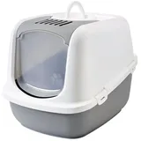 Savic Katzentoilette Nestor Jumbo weiß/grau