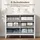 Homcom Sideboard 100 x 78 x 40 cm Weiß