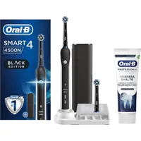 Oral-B Wiederaufladbare elektrische Zahnbürste Smart 4 4500 Schwarz CrossAction.