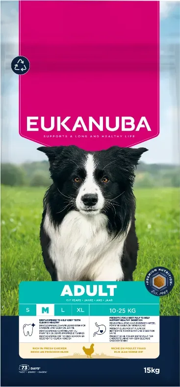 EUKANUBA Active Adult für mittelgroße Rassen mit Huhn 12kg