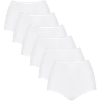 SLOGGI Slip 6er Pack Weiß 40