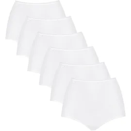 SLOGGI Slip 6er Pack Weiß 40