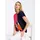 Heine Druck-Shirt in orange-marine-bedruckt | Gr.: 40