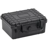 vidaXL Flugkoffer Tragbar 24 x 19 x 11 cm Schwarz