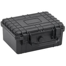 vidaXL Flugkoffer Tragbar 24 x 19 x 11 cm Schwarz