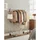 Songmics Kleiderwagen 150 x 45 x 160 cm Silber