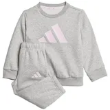 adidas Baby Jogginganzug I BL FL JOG 240 JC9644 74 - Medium Grey Heather/Pink - 74