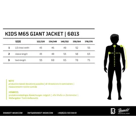 Brandit Textil M65 Giant Jacke Black 134-140 cm