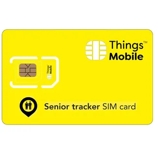 SIM-Karte für Senior GPS Tracker/Tracker – mit globaler Abdeckung und Netzwerk für mehrere Betreiber GSM/2G/3G/4G, ohne feste Kosten. 10 € Guthaben inklusive