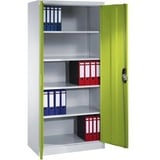 Californian Products CP Stahlschrank C 2000 Acurado 9280-000 S10953 lichtgrau, clowngrün 93,0 x 50,0 x 195,0 cm, aufgebaut