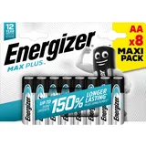 Energizer Alkaline Batterie Max Plus AA Mignon 8 Stück