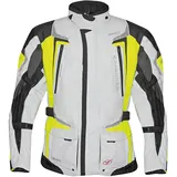 Germot Allround Textiljacke Hellgrau/Gelb 11XL