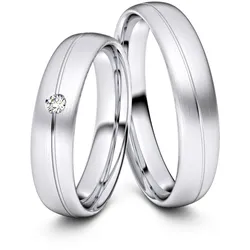 Partnerringe / Freundschaftsringe Kiel 925er Silber - 8122