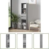Prolenta Premium - The Living Store Bücherregal Grau Sonoma 36x30x171 Cm Holzwerkstoff - Buche Regal - Bücherregal Grau - Wohnraumorganisation - Aufbewahrungslösung - Sideboard
