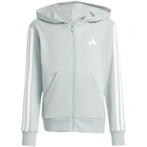 adidas Essentials Full Zip Hoodie, Wonder Sage/White, 5-6 Years