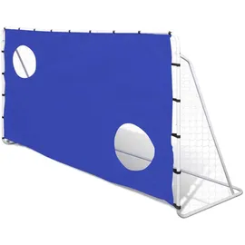 vidaXL Fußballtor Blau/Weiß 90573