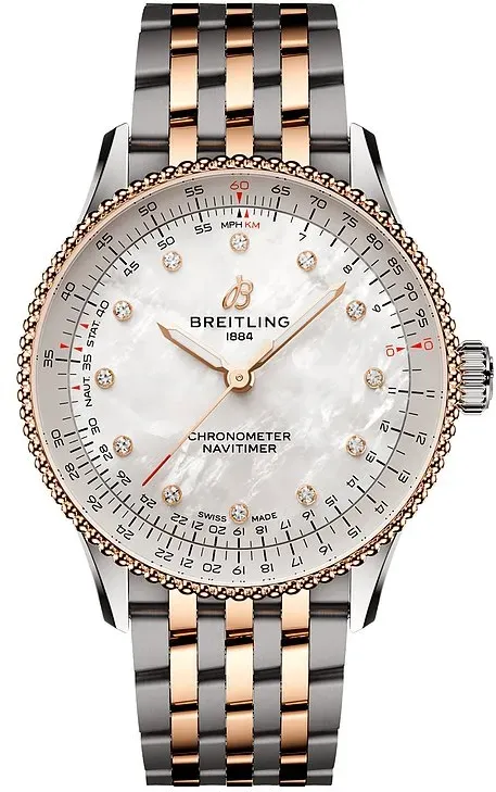 Breitling Damenuhr Navitimer Automatic 36 U17327211A1U1 - bicolor