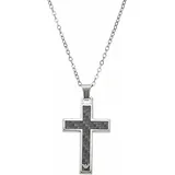 Emporio Armani EGS1705 Herren Collier Edelstahl grau/silber