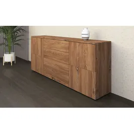 borchardt Möbel Kommode BORCHARDT MÖBEL "Rova", braun (vintage eiche), B:166cm H:72cm T:35cm, Spanplatte, Sideboards, Kommode, Breite 166 cm