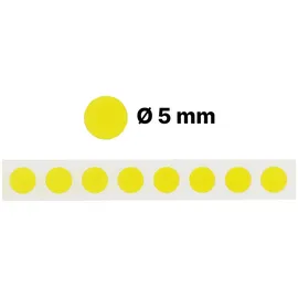 WeTec Polyimid-Klebepunkte, 1.000 St. auf Rolle, 5 mm