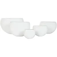 Home esprit Blumentopf Home ESPRIT Weiß Aluminium 54 x