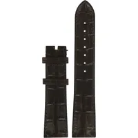 Tissot - Leder Sculpture Line Lederband Braun 21/18mm, Ohne Schnalle T610030632 - alligator-prägung,braun,rind